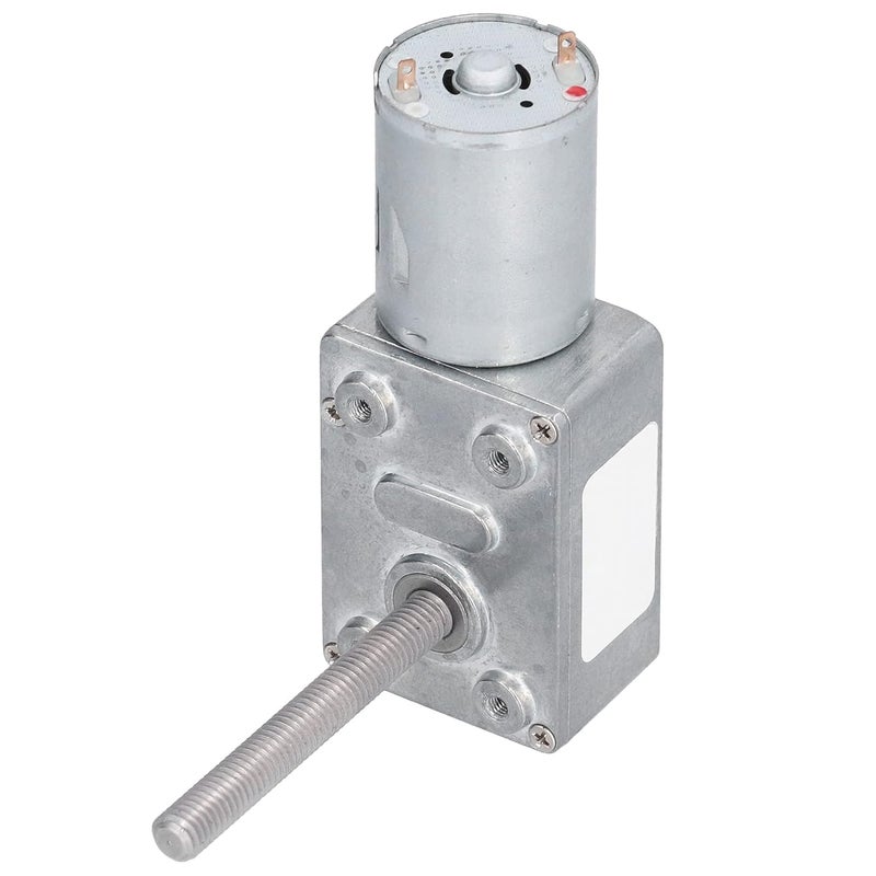 JGY 370 DC Gear Motor Self Locking Low Noise M6 Threaded Shaft 50mm DC6V 18RPM - Image 5